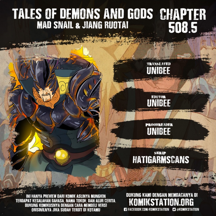 Baca Tales of Demons and Gods - Chapter 508.5 halaman 1