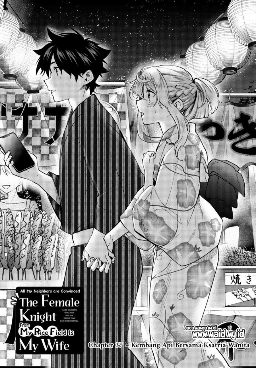 Baca Tanbo de Hirotta Onna Kishi, Inaka de Ore no Yome da to Omowareteiru - Chapter 37 halaman 3