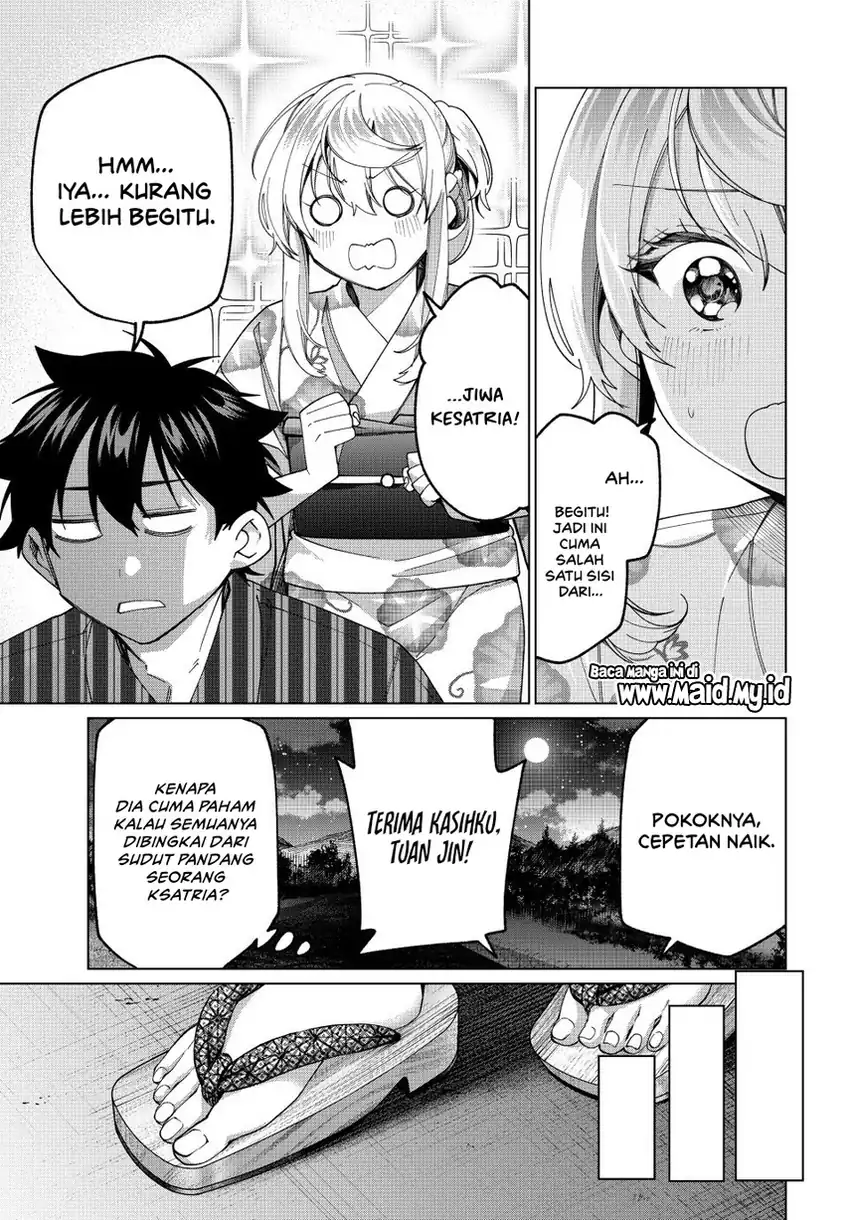 Baca Tanbo de Hirotta Onna Kishi, Inaka de Ore no Yome da to Omowareteiru - Chapter 38 halaman 9