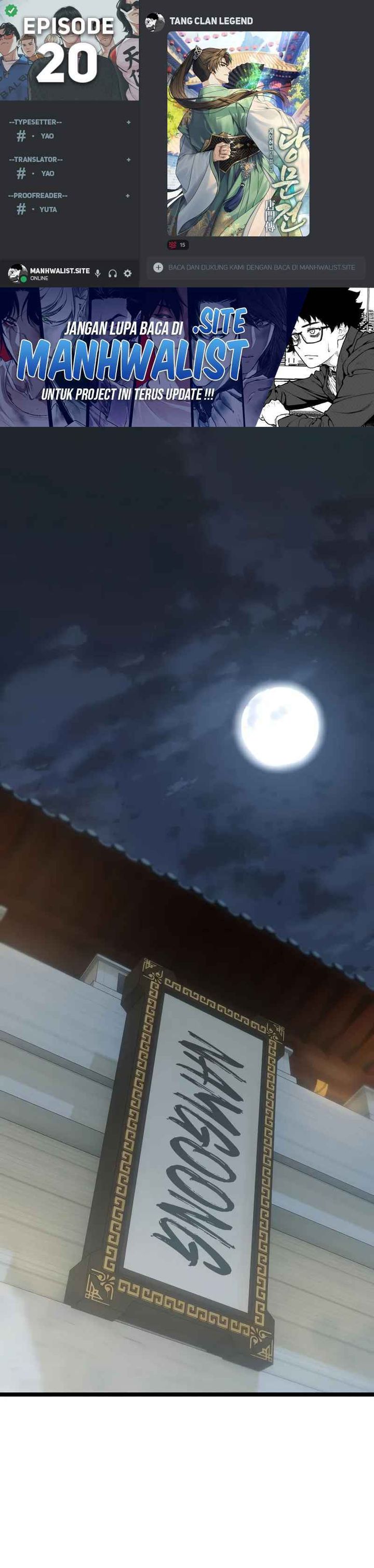 Baca Tang Clan Legend Chapter 20 - Halaman 1 Baca Tang Clan Legend - Chapter 20 halaman 1