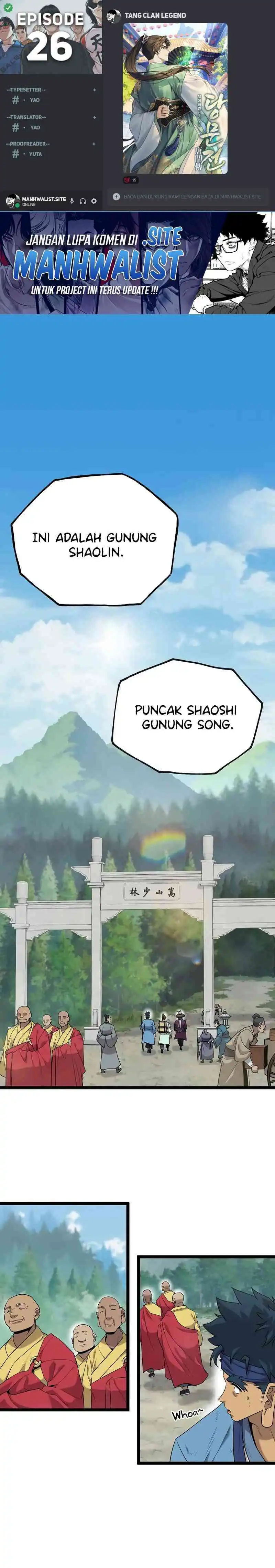 Baca Tang Clan Legend - Chapter 26 halaman 1