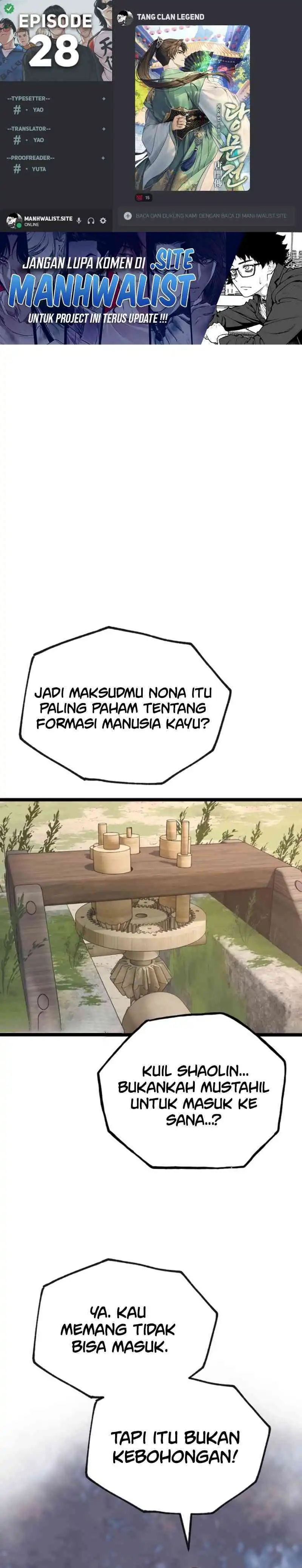Baca Tang Clan Legend - Chapter 28 halaman 1