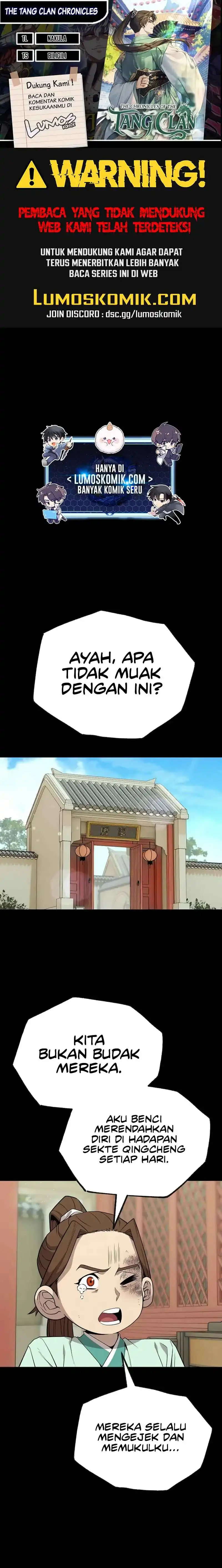 Baca Tang Clan Legend - Chapter 29 halaman 1