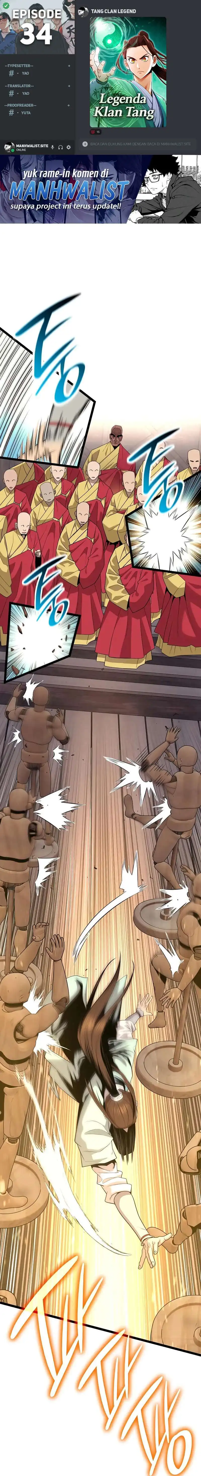 Baca Tang Clan Legend - Chapter 34 halaman 1