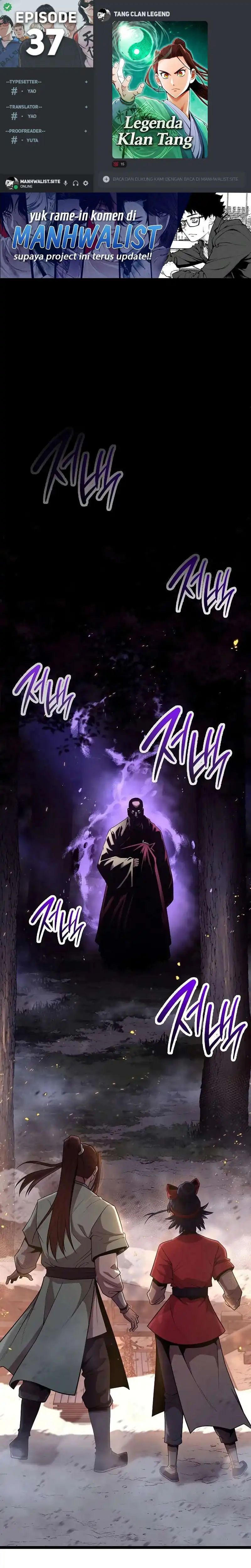 Baca Tang Clan Legend - Chapter 37 halaman 1