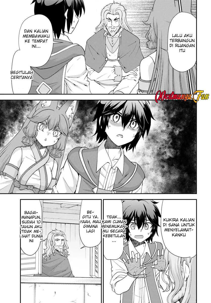 Baca Tenohira Kaitakumura de Isekai Kenkouki ~Fueteku Yome-tachi to Nonbiri Mujintou Raifu~ - Chapter 57 halaman 9