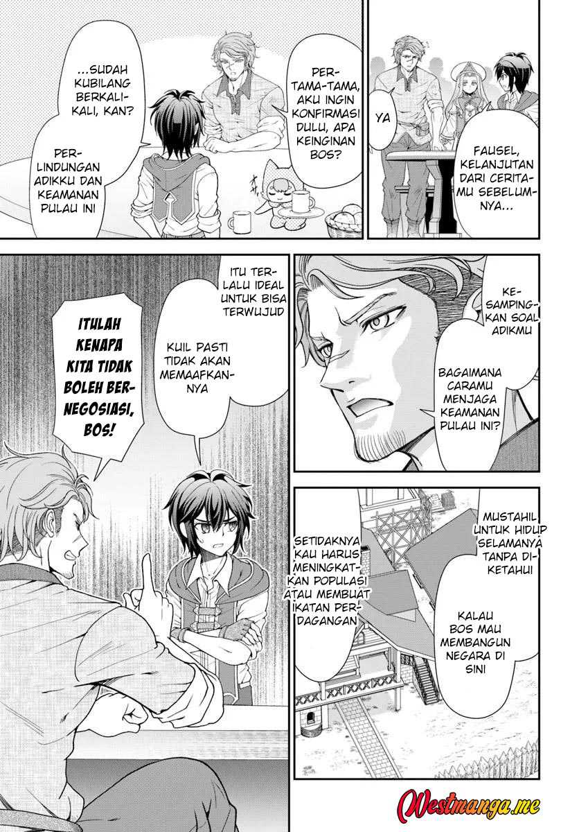Baca Tenohira Kaitakumura de Isekai Kenkouki ~Fueteku Yome-tachi to Nonbiri Mujintou Raifu~ - Chapter 58 halaman 5