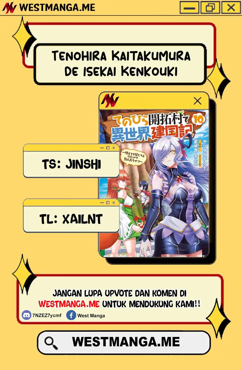 Baca Tenohira Kaitakumura de Isekai Kenkouki ~Fueteku Yome-tachi to Nonbiri Mujintou Raifu~ - Chapter 63 halaman 3