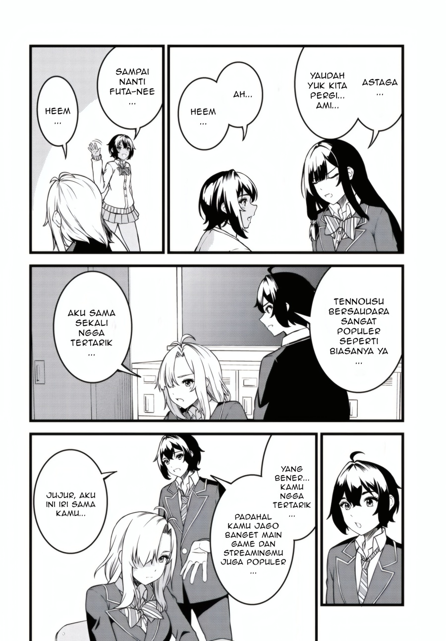 Tensai Bishoujo Sanshimai wa Isourou ni Dake Choro Kawaii Chapter 01 page 28