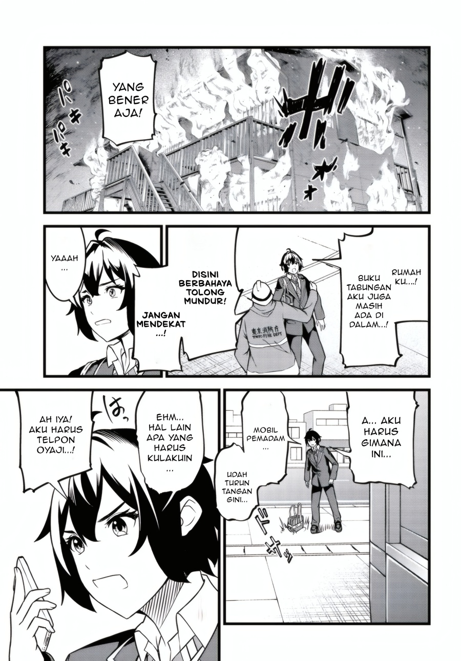 Tensai Bishoujo Sanshimai wa Isourou ni Dake Choro Kawaii Chapter 01 page 38
