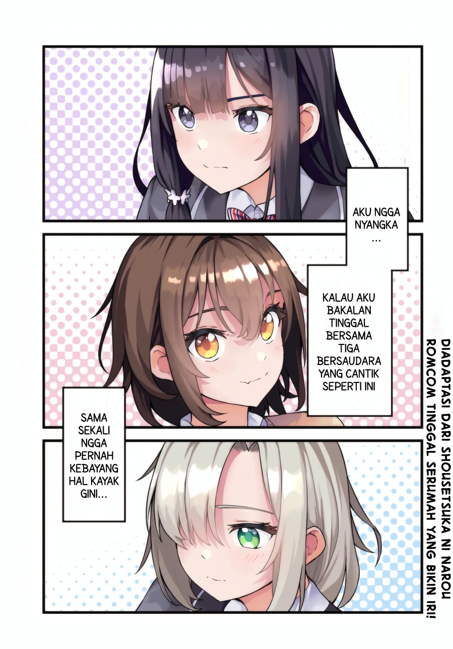 Tensai Bishoujo Sanshimai wa Isourou ni Dake Choro Kawaii Chapter 01 page 4