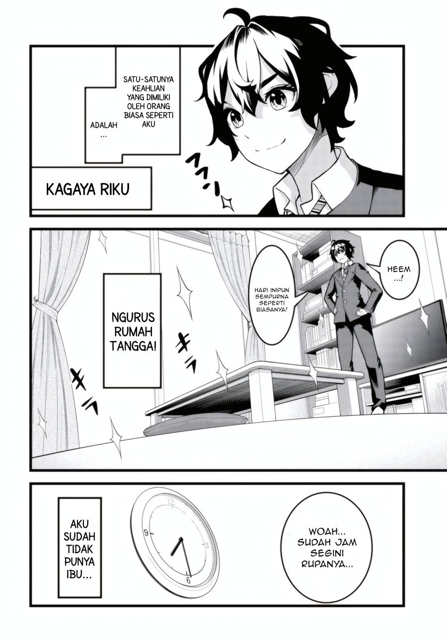 Tensai Bishoujo Sanshimai wa Isourou ni Dake Choro Kawaii Chapter 01 page 8