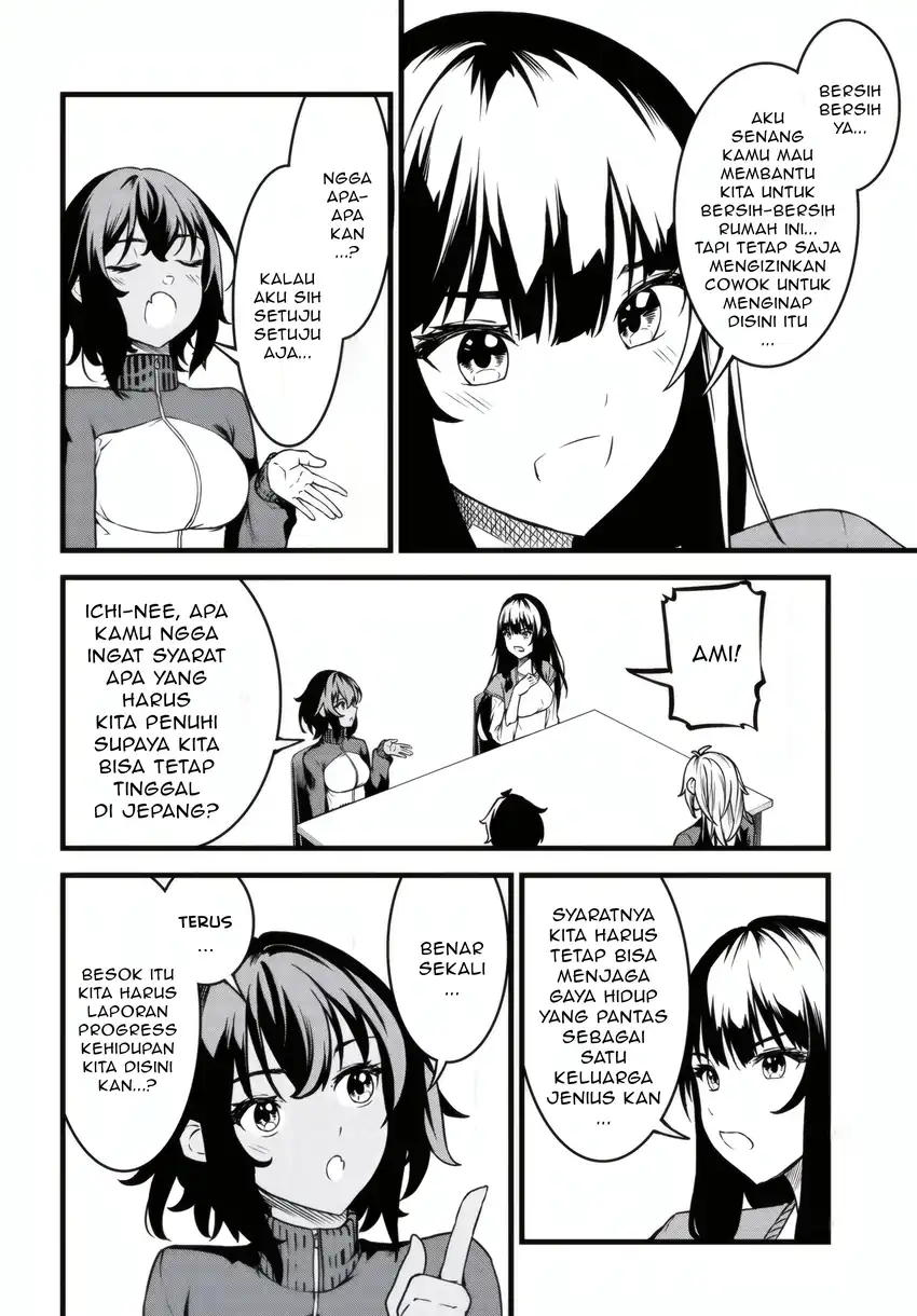 Tensai Bishoujo Sanshimai wa Isourou ni Dake Choro Kawaii Chapter 02 page 22