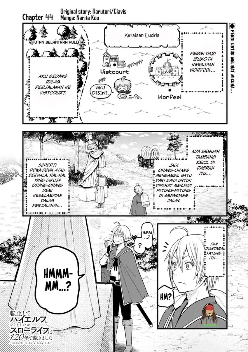 Baca Tensei Shite High Elf ni Narimashitaga, Slow Life wa 120-nen de Akimashita - Chapter 44 halaman 2