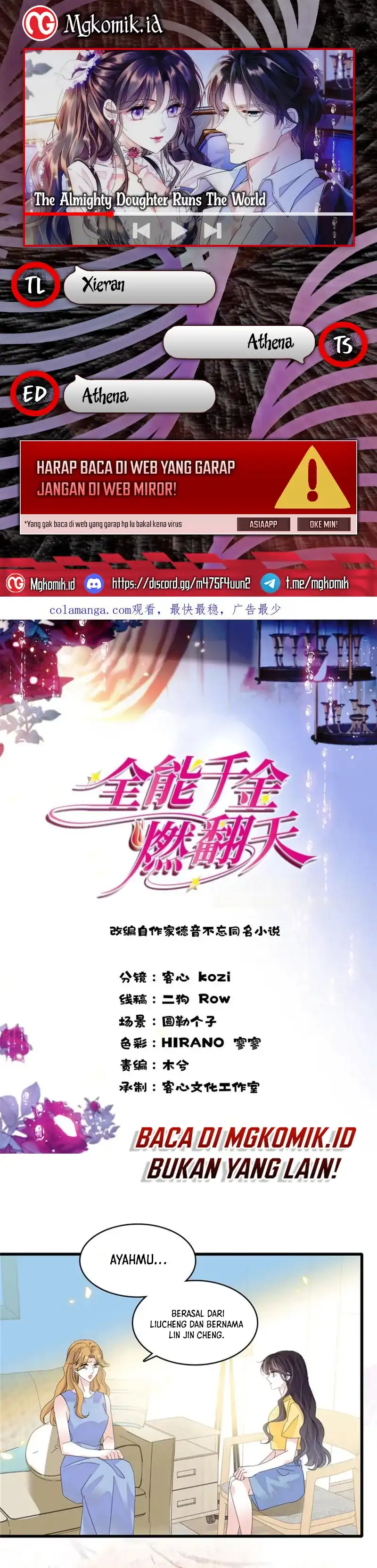 Baca The Almighty Daughter Runs The World - Chapter 119 halaman 1