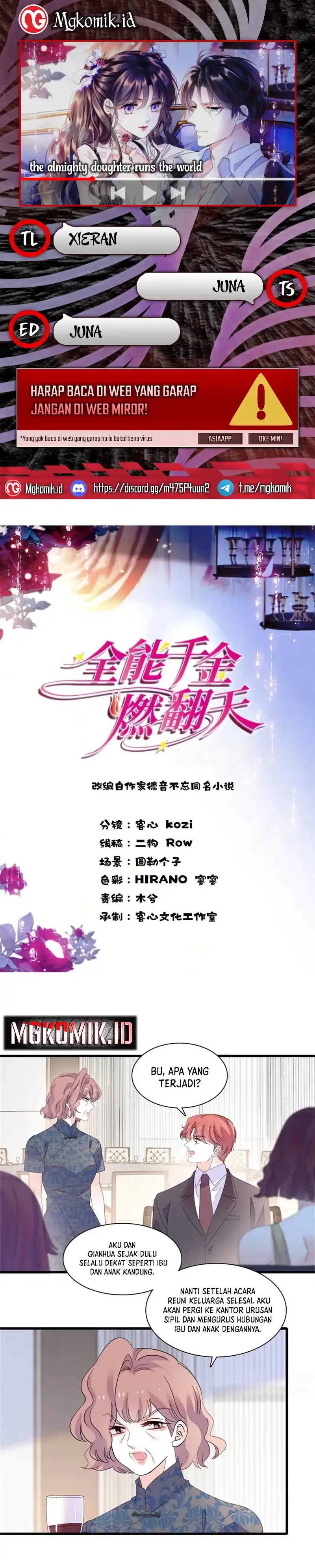 Baca The Almighty Daughter Runs The World - Chapter 123 halaman 1