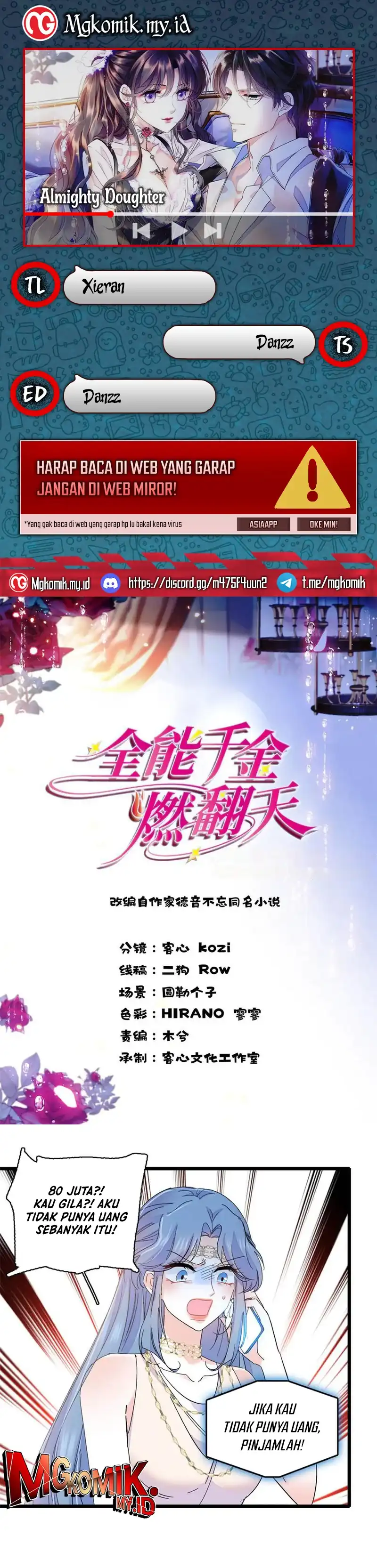 Baca The Almighty Daughter Runs The World - Chapter 165 halaman 1