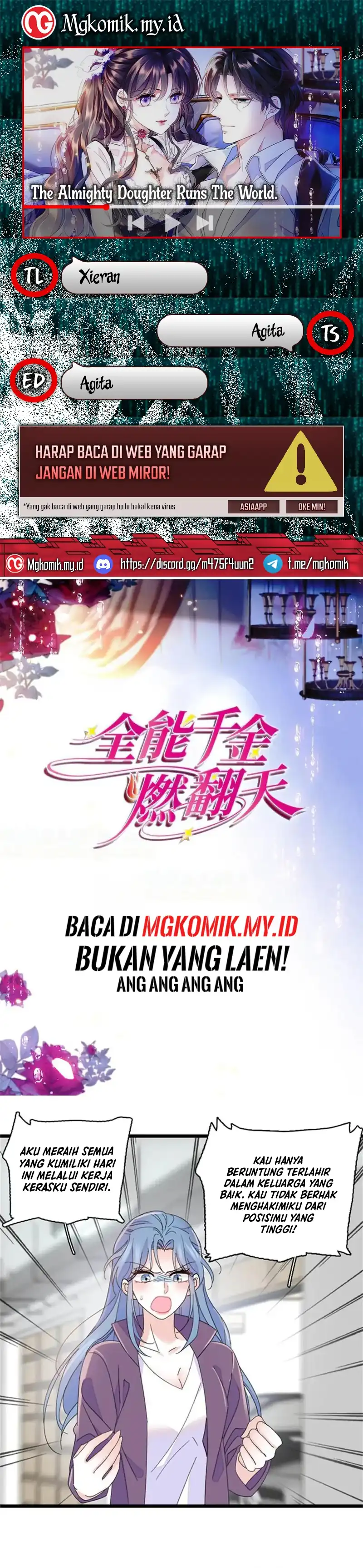 Baca The Almighty Daughter Runs The World - Chapter 167 halaman 1