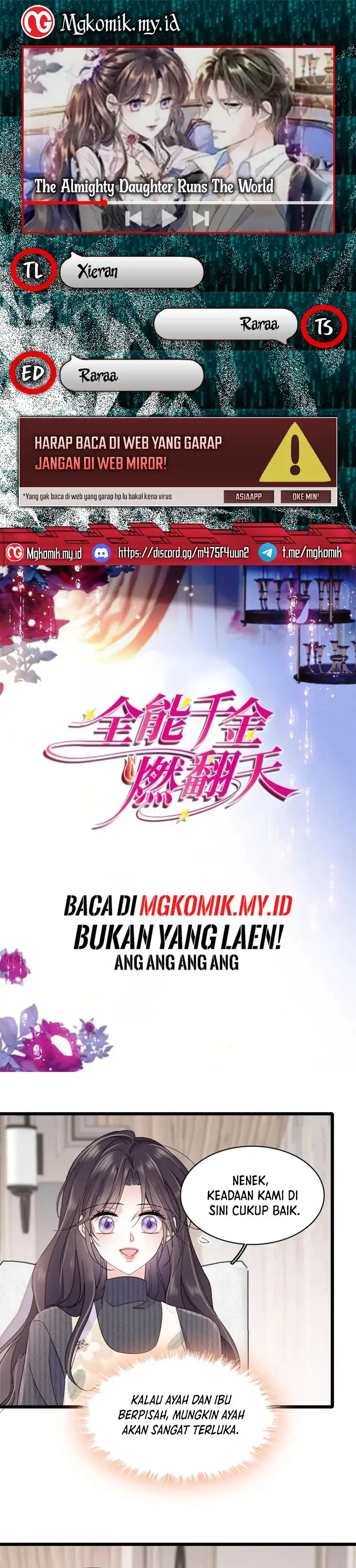 Baca The Almighty Daughter Runs The World - Chapter 187 halaman 1