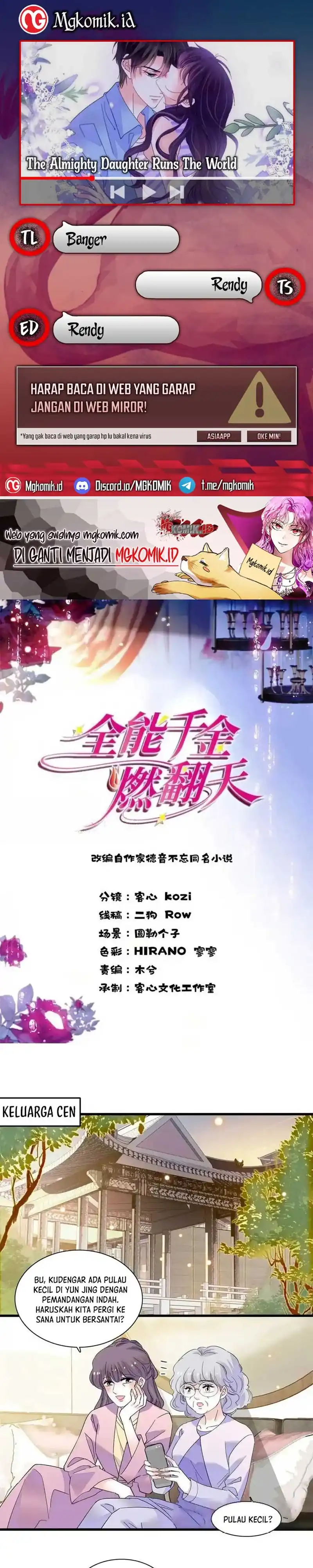 Baca The Almighty Daughter Runs The World - Chapter 91 halaman 1