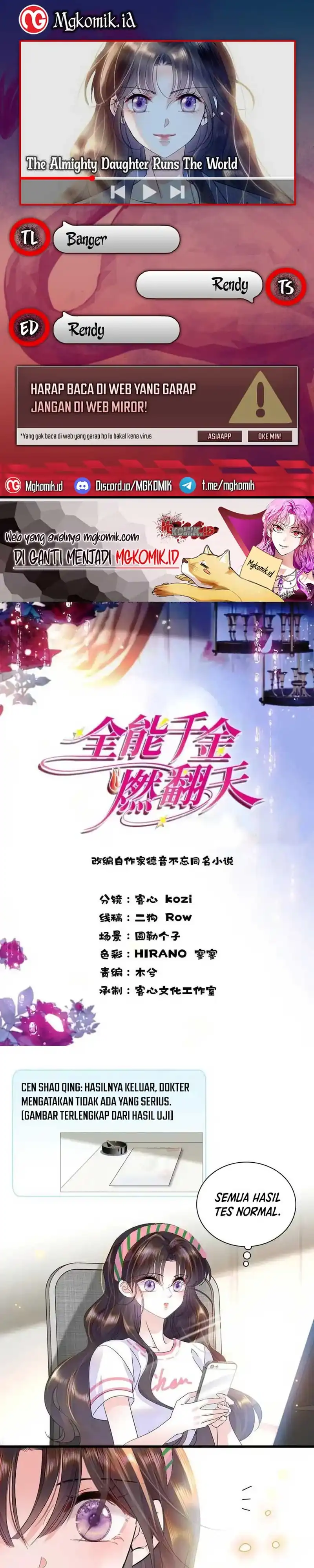 Baca The Almighty Daughter Runs The World - Chapter 96 halaman 1