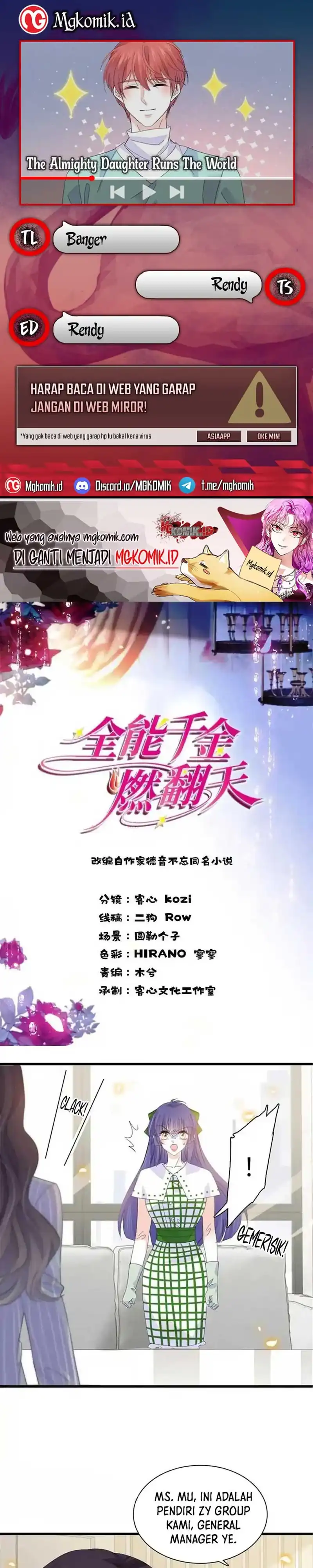 Baca The Almighty Daughter Runs The World - Chapter 97 halaman 1