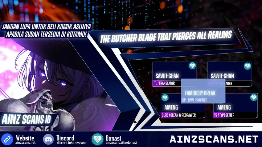 Baca The Butcher Blade That Pierces All Realms - Chapter 27 halaman 1