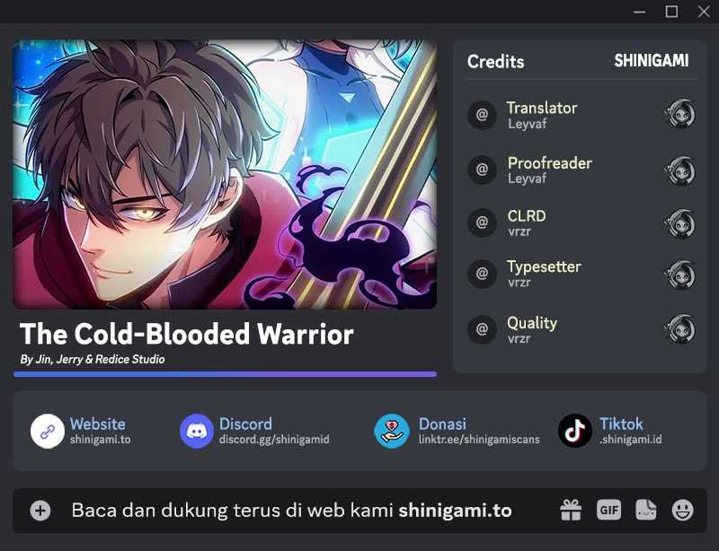 Baca The Cold-Blooded Warrior - Chapter 15 halaman 1