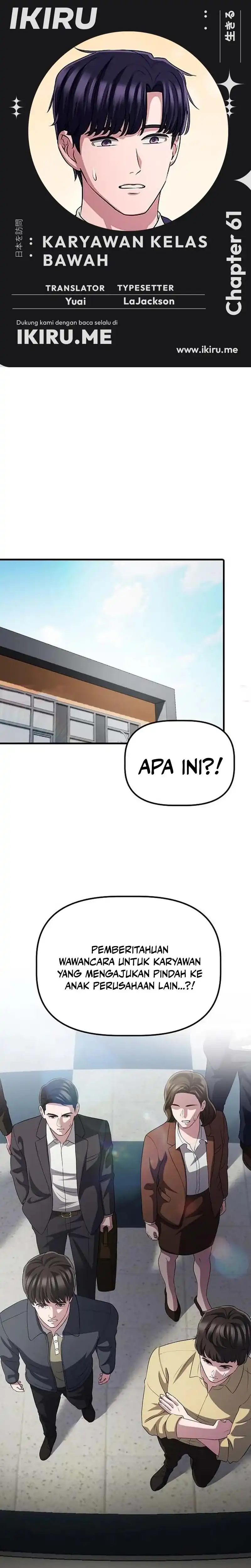 Baca The Corporate Underdog Who Does Everything Right - Chapter 61 halaman 1