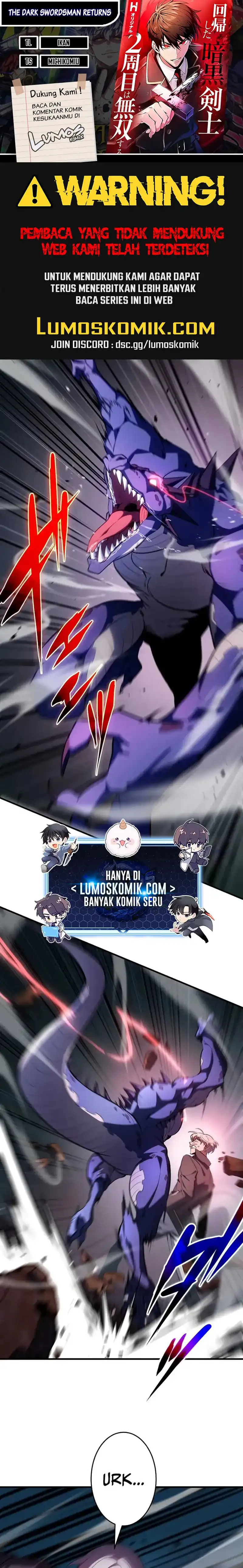 Baca The Dark Swordsman Returns - Chapter 38 halaman 1