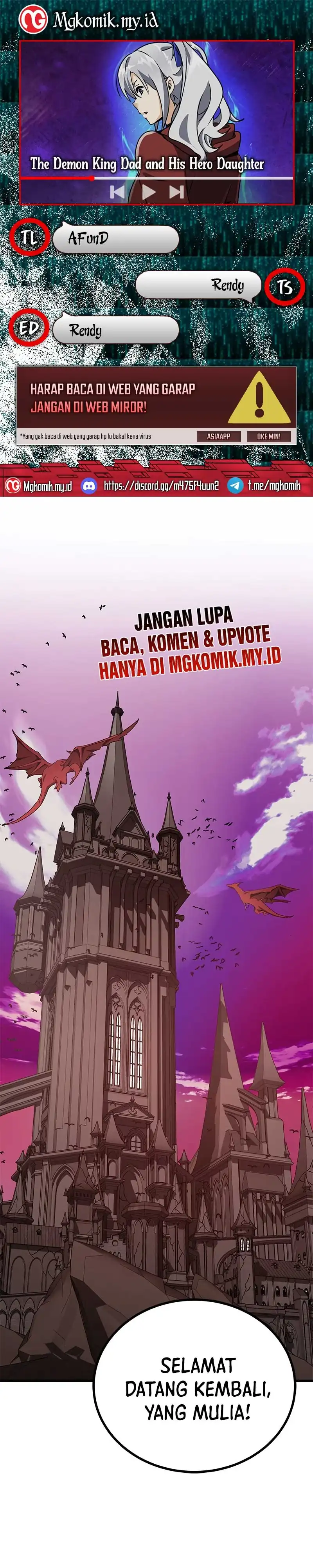 Baca The Demon King Dad and his Hero Daughter - Chapter 45 halaman 1