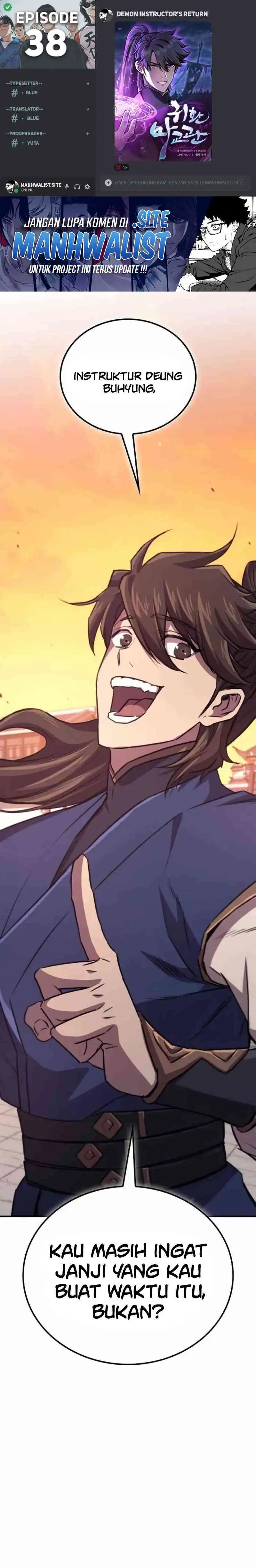 Baca The Demonic Cult Instructor Returns (Demon Instructor's Return) - Chapter 38 halaman 1