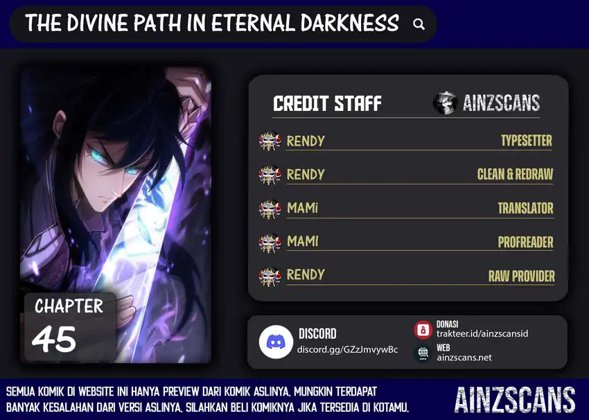 Baca The Divine Path in Eternal Darkness Chapter 45 - Halaman 1 Baca The Divine Path in Eternal Darkness - Chapter 45 halaman 1