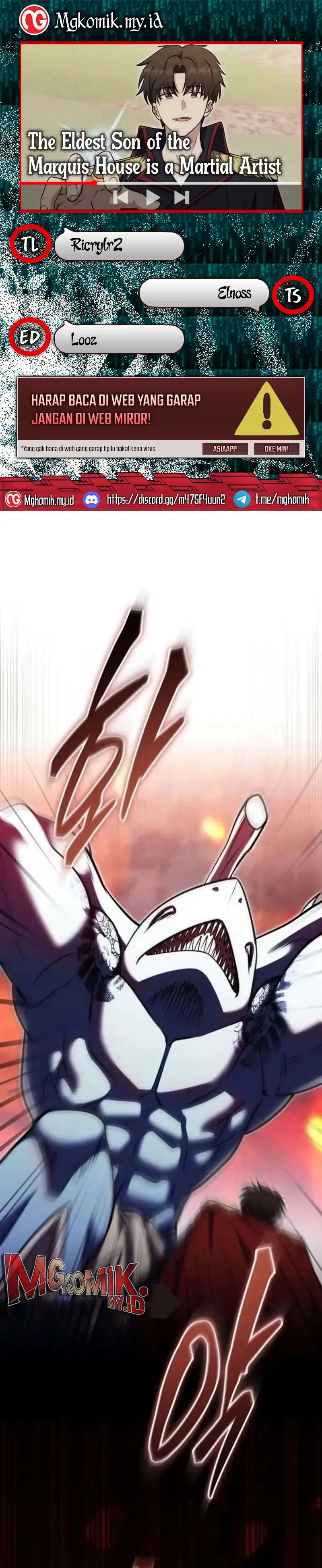 Baca The Eldest Son of the Marquis House is a Martial Artist - Chapter 34 halaman 1