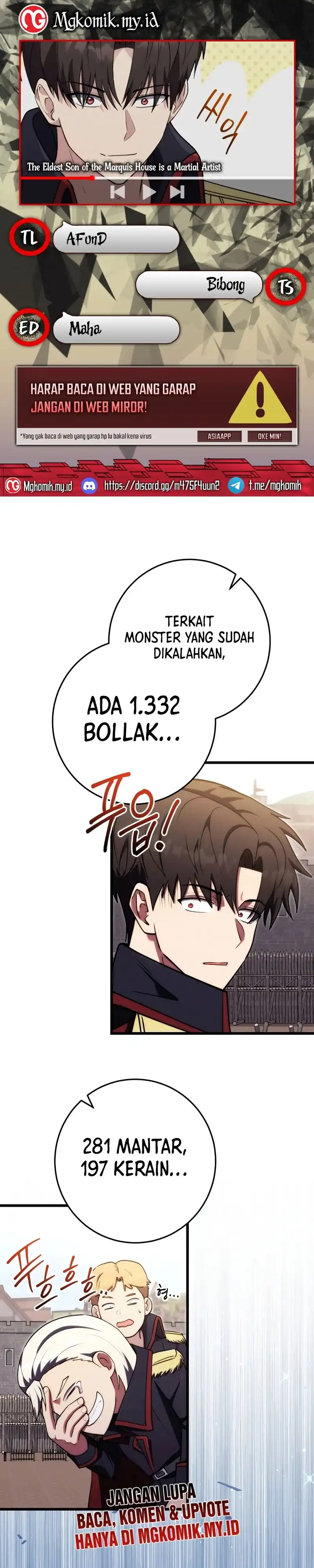 Baca The Eldest Son of the Marquis House is a Martial Artist - Chapter 36 halaman 1