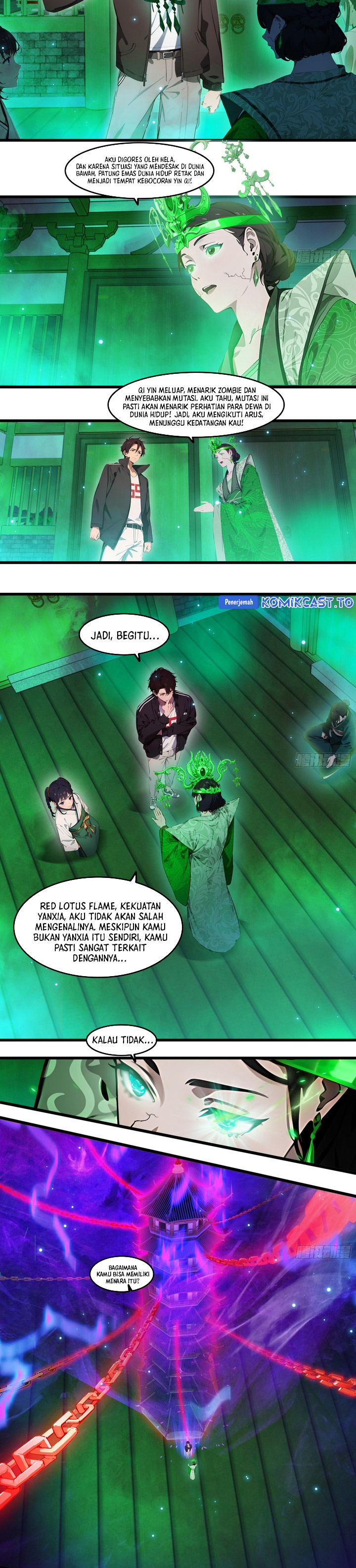 Baca The Evil God Descends, I Own Great Hell - Chapter 90 halaman 7