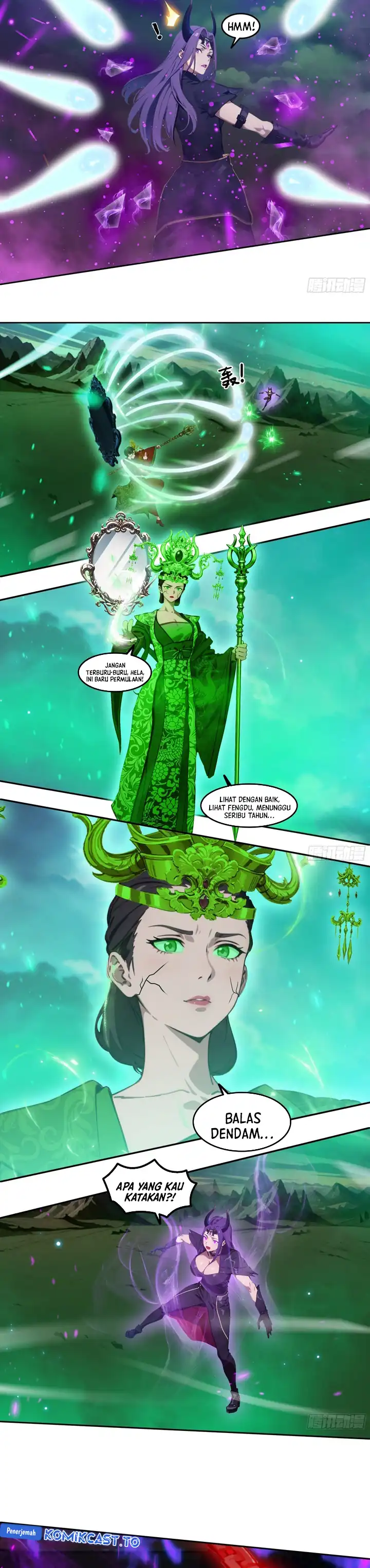 Baca The Evil God Descends, I Own Great Hell - Chapter 94 halaman 6