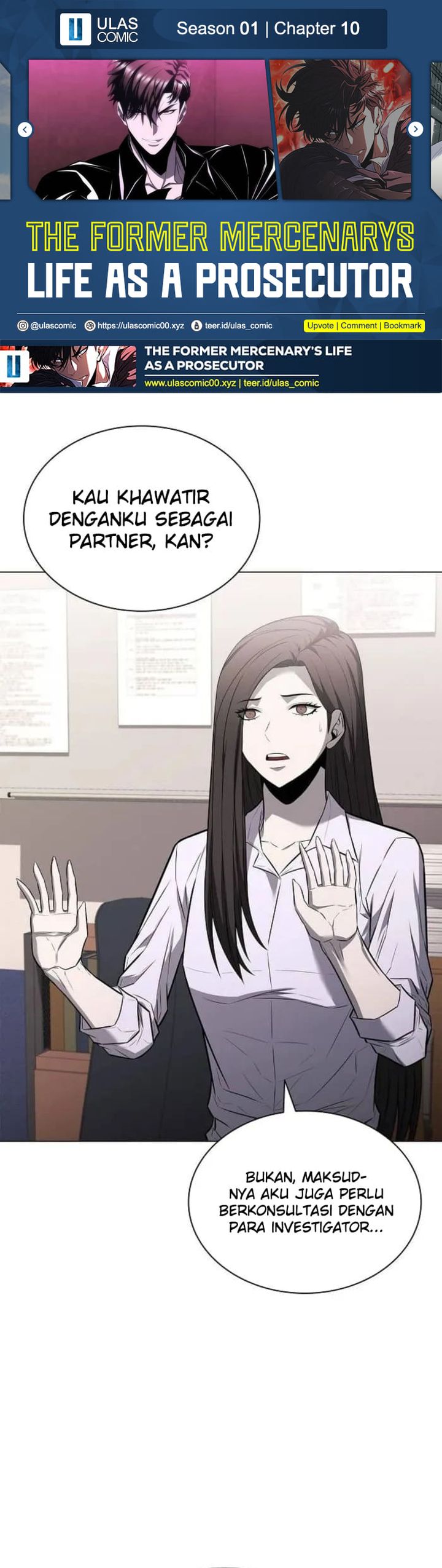 The Former Mercenary’s Life as a Prosecutor Chapter 10 page 2