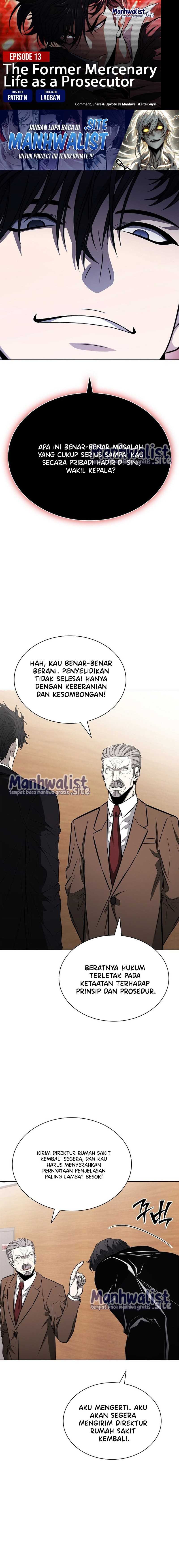 Baca The Former Mercenary's Life as a Prosecutor - Chapter 13 halaman 1