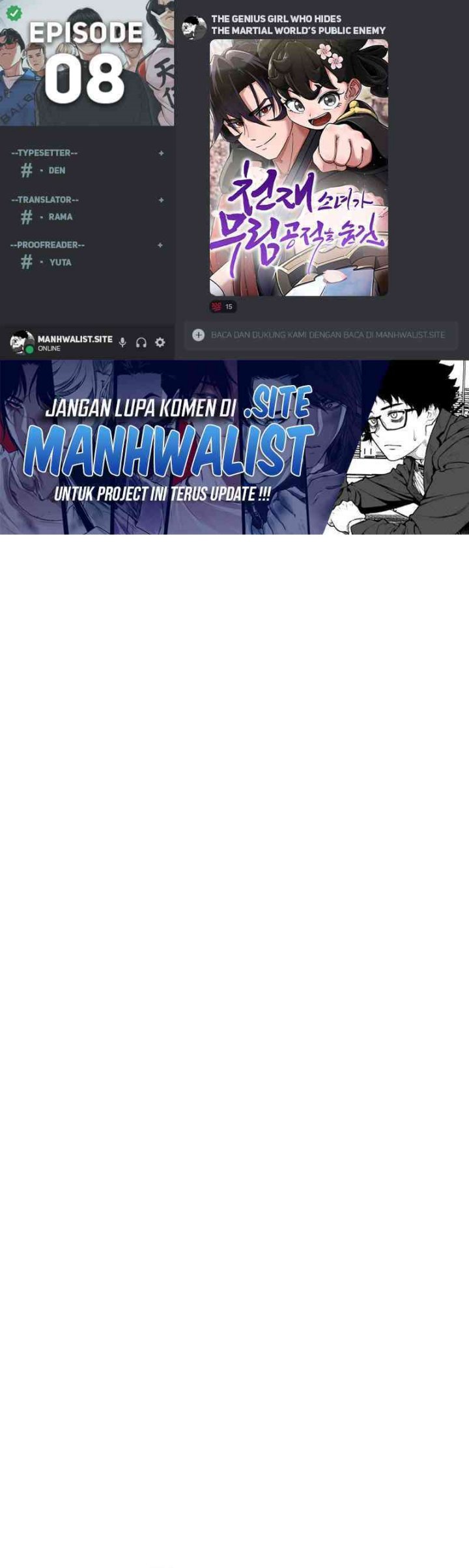 Baca The Genius Girl Who Hides the Martial World’s - Chapter 08 halaman 1