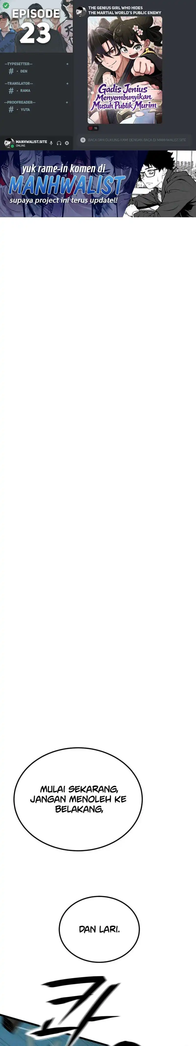 Baca The Genius Girl Who Hides the Martial World’s - Chapter 23 halaman 1