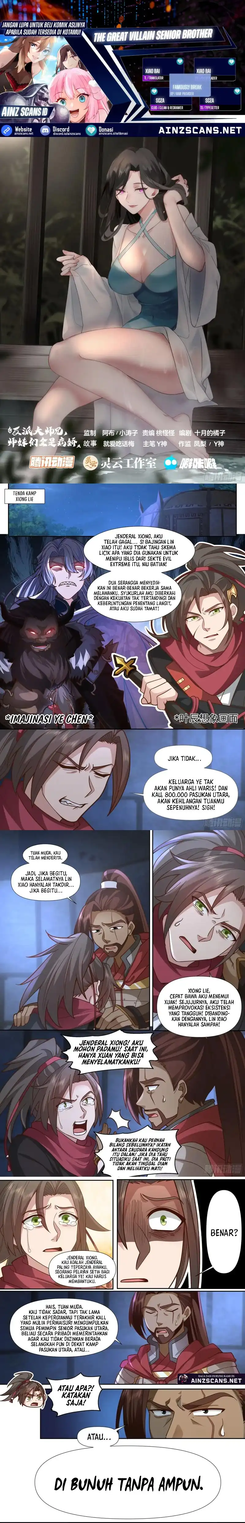 Baca The Great Villain Senior Brother and All of His Yandere Junior Sisters - Chapter 159 halaman 1