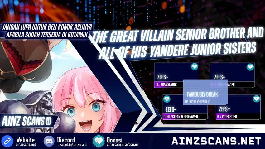 Baca The Great Villain Senior Brother and All of His Yandere Junior Sisters - Chapter 86 halaman 1