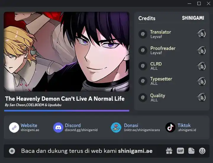 Baca The Heavenly Demon Can’t Live a Normal Life - Chapter 170 halaman 1