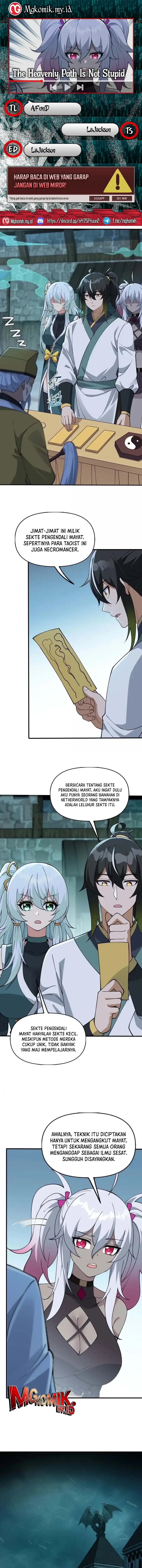 Baca The Heavenly Path Is Not Stupid - Chapter 154 halaman 1