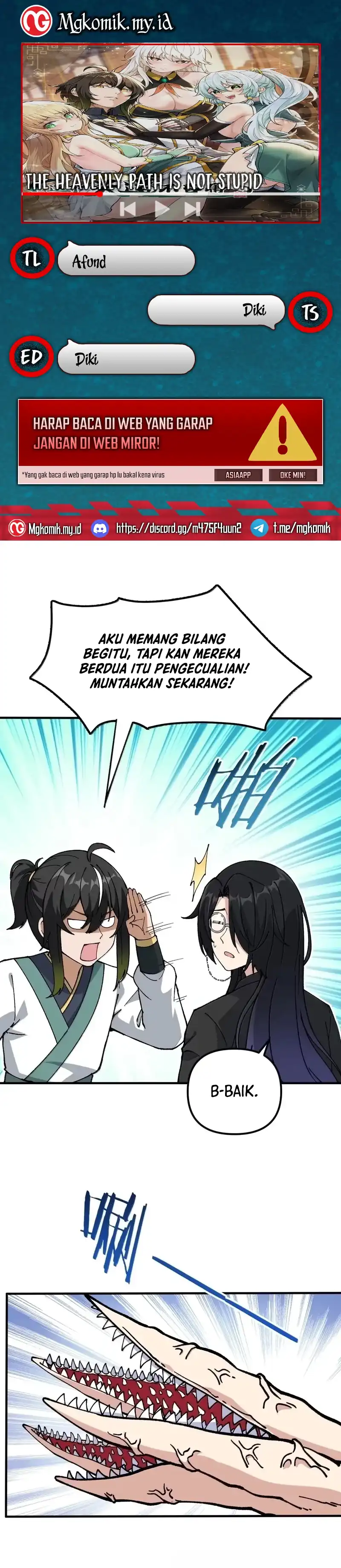 Baca The Heavenly Path Is Not Stupid - Chapter 163 halaman 1