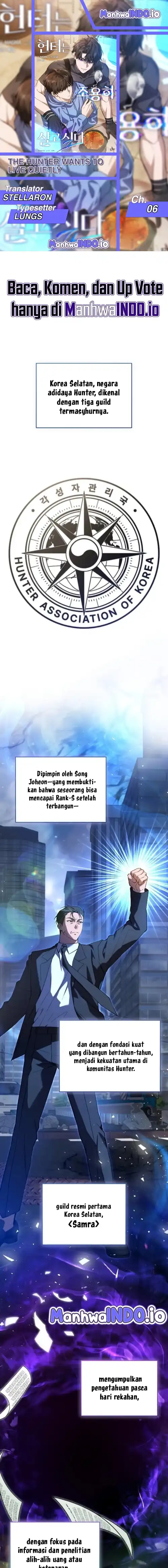 Baca The Hunter Wants to Live Quietly - Chapter 06 halaman 1