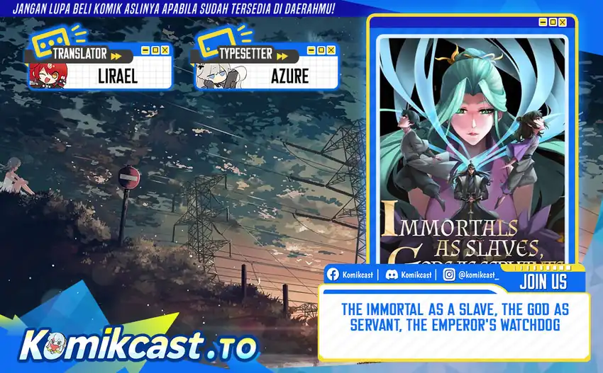 Baca The Immortal as a Slave, the God as a Servant, the Emperor’s Watchdog - Chapter 80 halaman 1