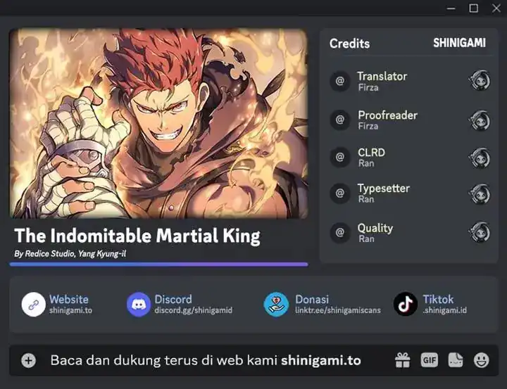 Baca The Indomitable Martial King - Chapter 101 halaman 1