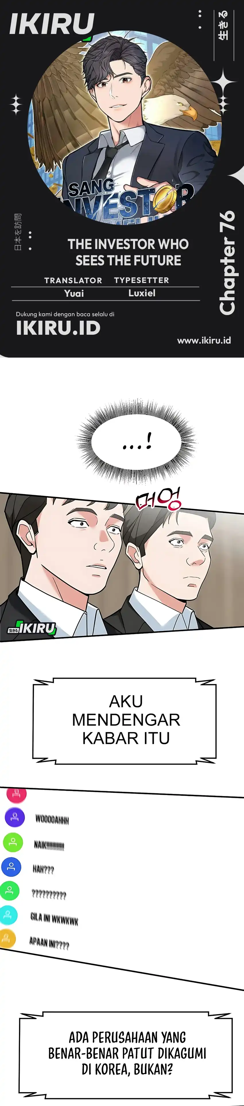 Baca The Investor Who Sees The Future - Chapter 76 halaman 1